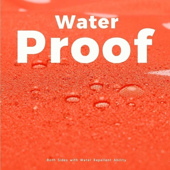 Peach Pattern Shower Curtain - Picture 4 of 6